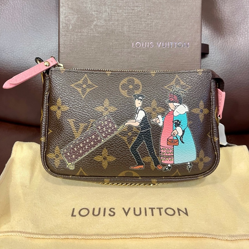 Louis Vuitton Pochette Accessories Christmas Monogram Mini wallet handbag 2011